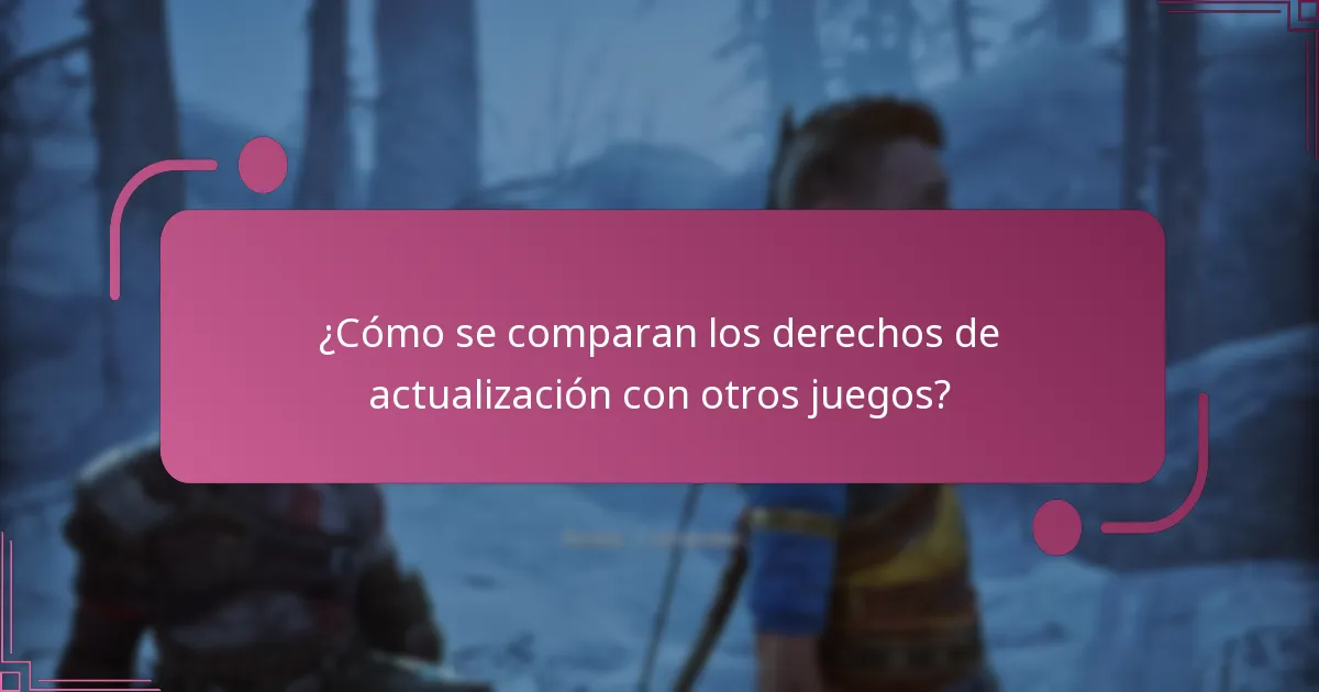 ¿Cómo acceden los jugadores a sus derechos de actualización?