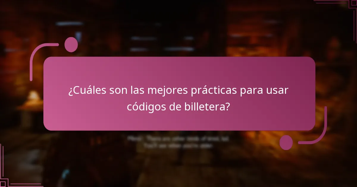 ¿Cómo solucionar problemas con los códigos de billetera?