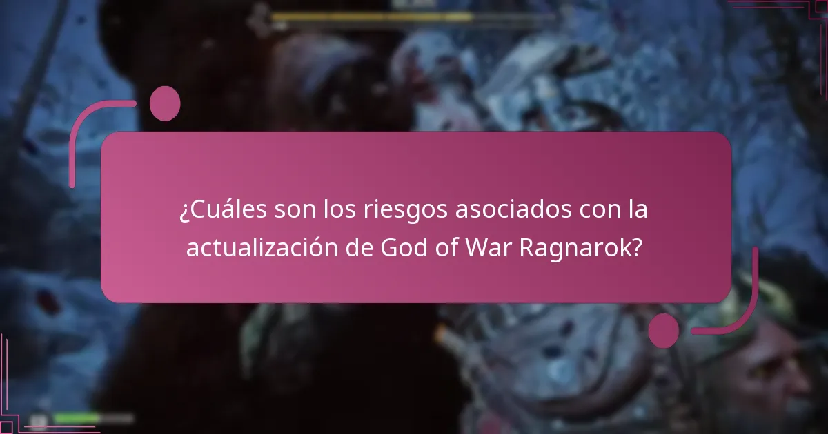 ¿Dónde encontrar información oficial sobre la actualización de God of War Ragnarok?
