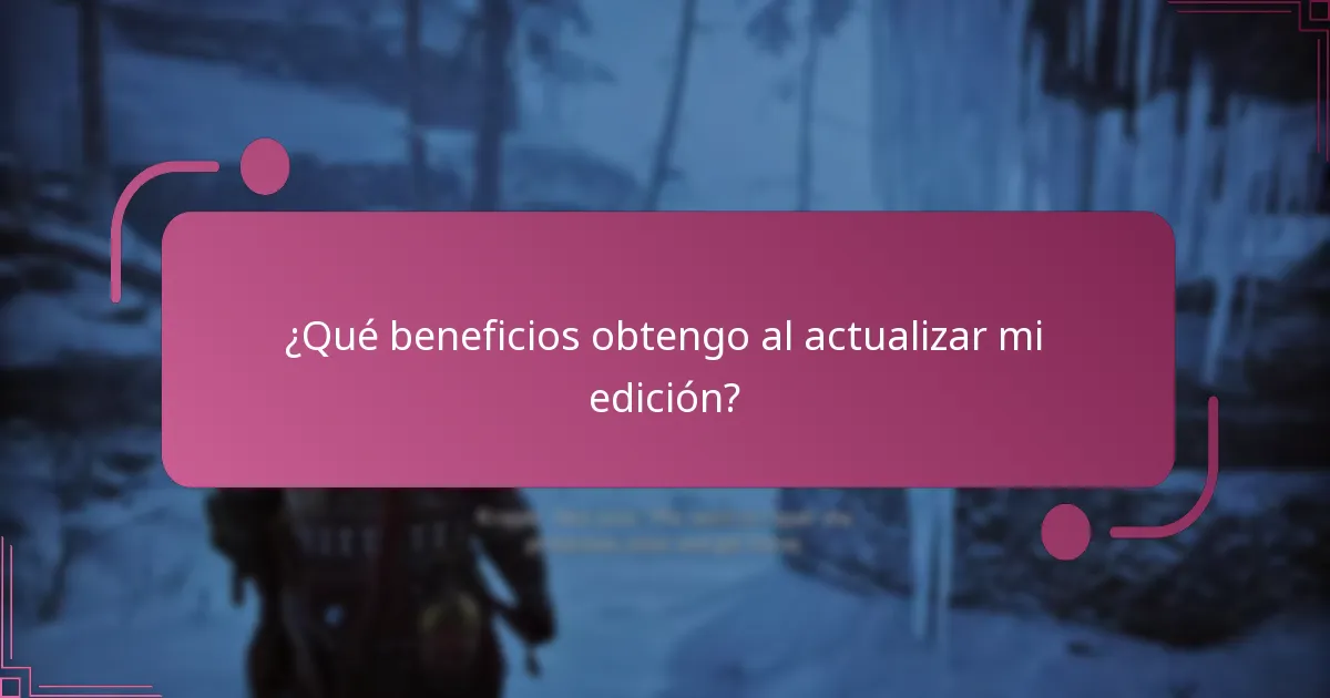 ¿Qué requisitos técnicos debo considerar para las actualizaciones?